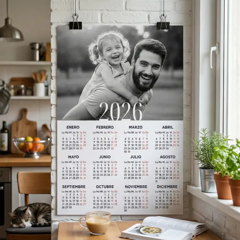 Poster calendario Foto Papa