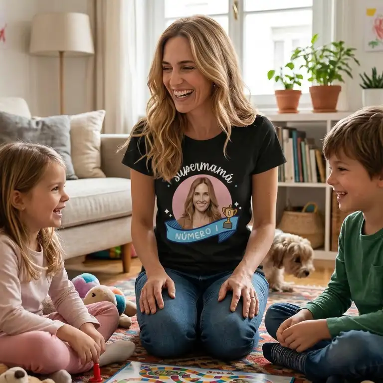 Camiseta Supermamá personalizada