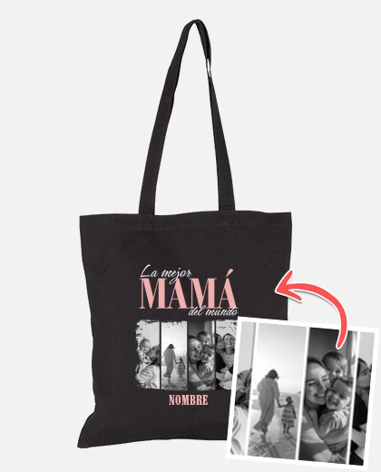 Tote Bag Mama Personalizada con Foto y Nombre